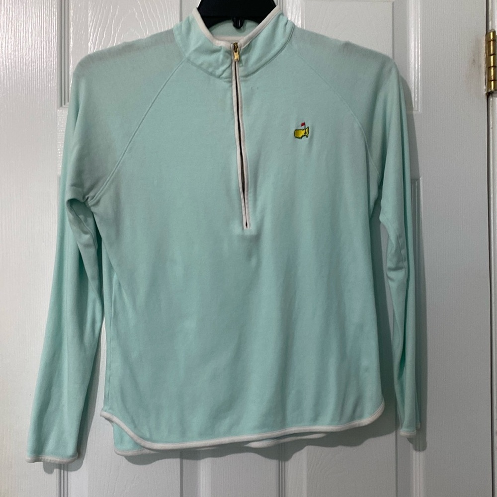 Masters half zip thin pullover.
